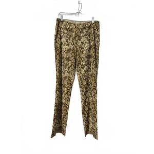 Vintage 90s Snake Skin Sequin Side Zip Pants